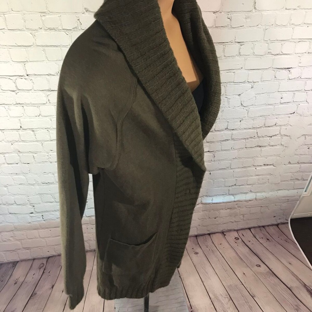 Rachel Roy Cardigan Sweater Green Size Medium - Picture 3 of 8